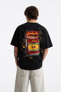 Black Chingari Drop Tee "چنگاری"