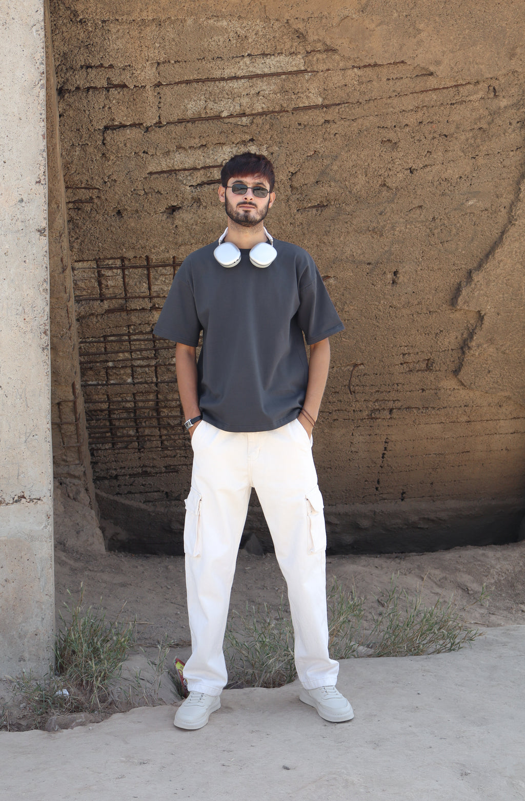 Smokey Grey premium (BLANK) Oversize fit