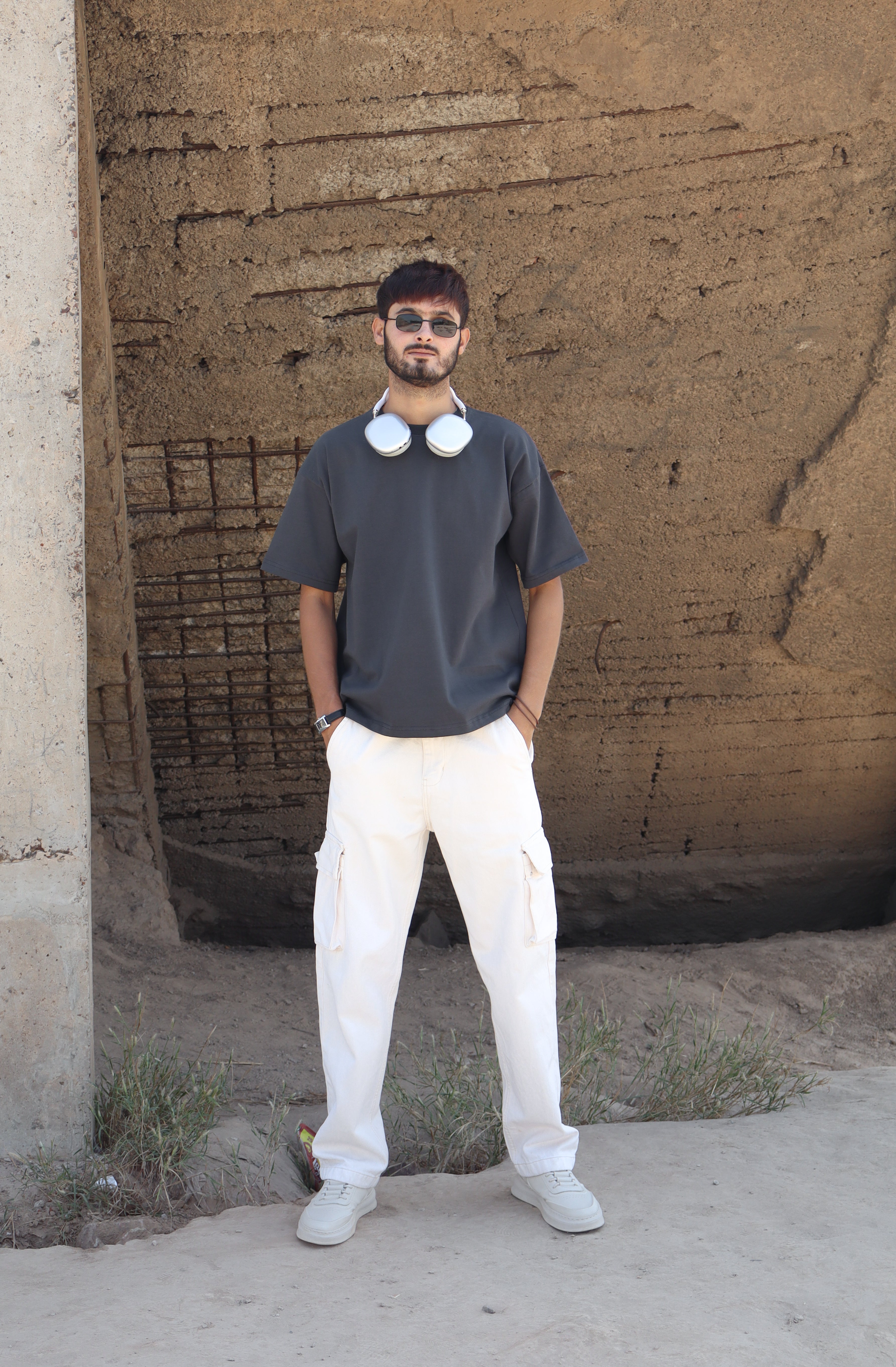 Smokey Grey premium (BLANK) Oversize fit