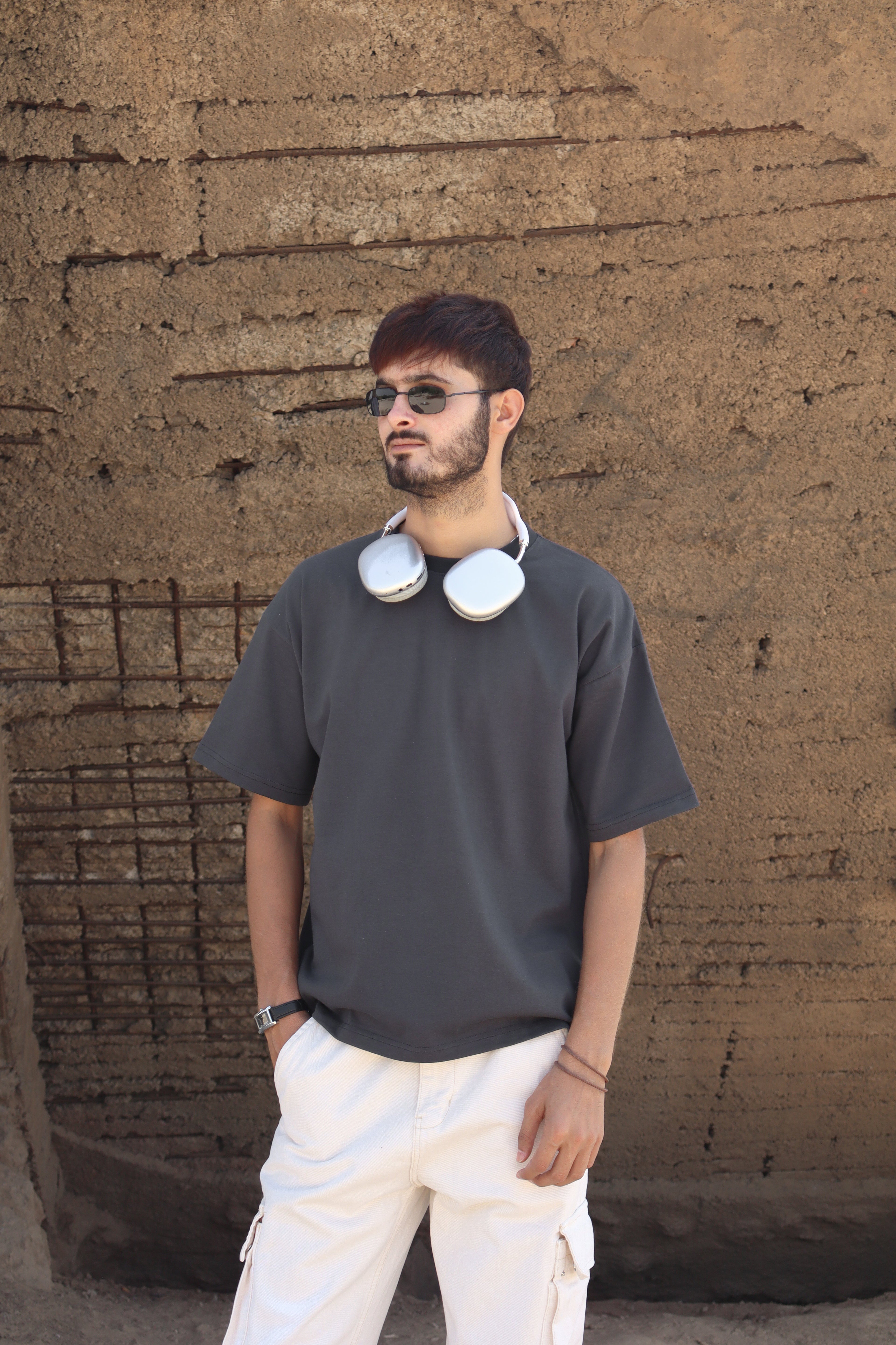 Smokey Grey premium (BLANK) Oversize fit