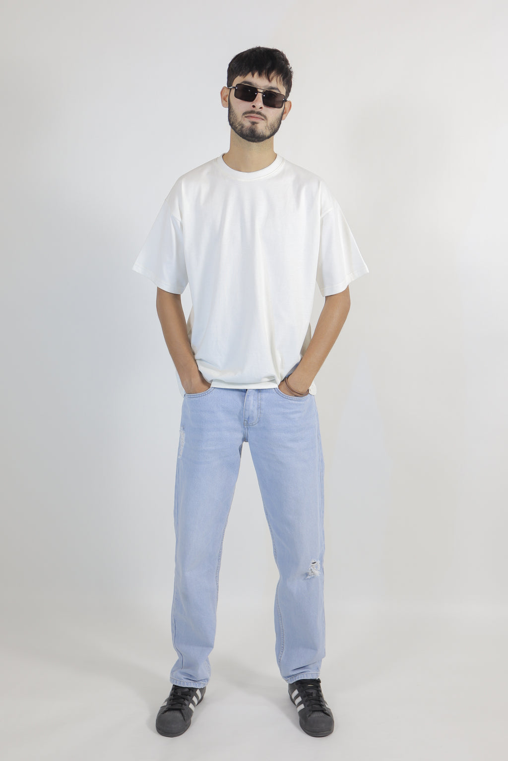 White premium (BLANK) Oversize fit