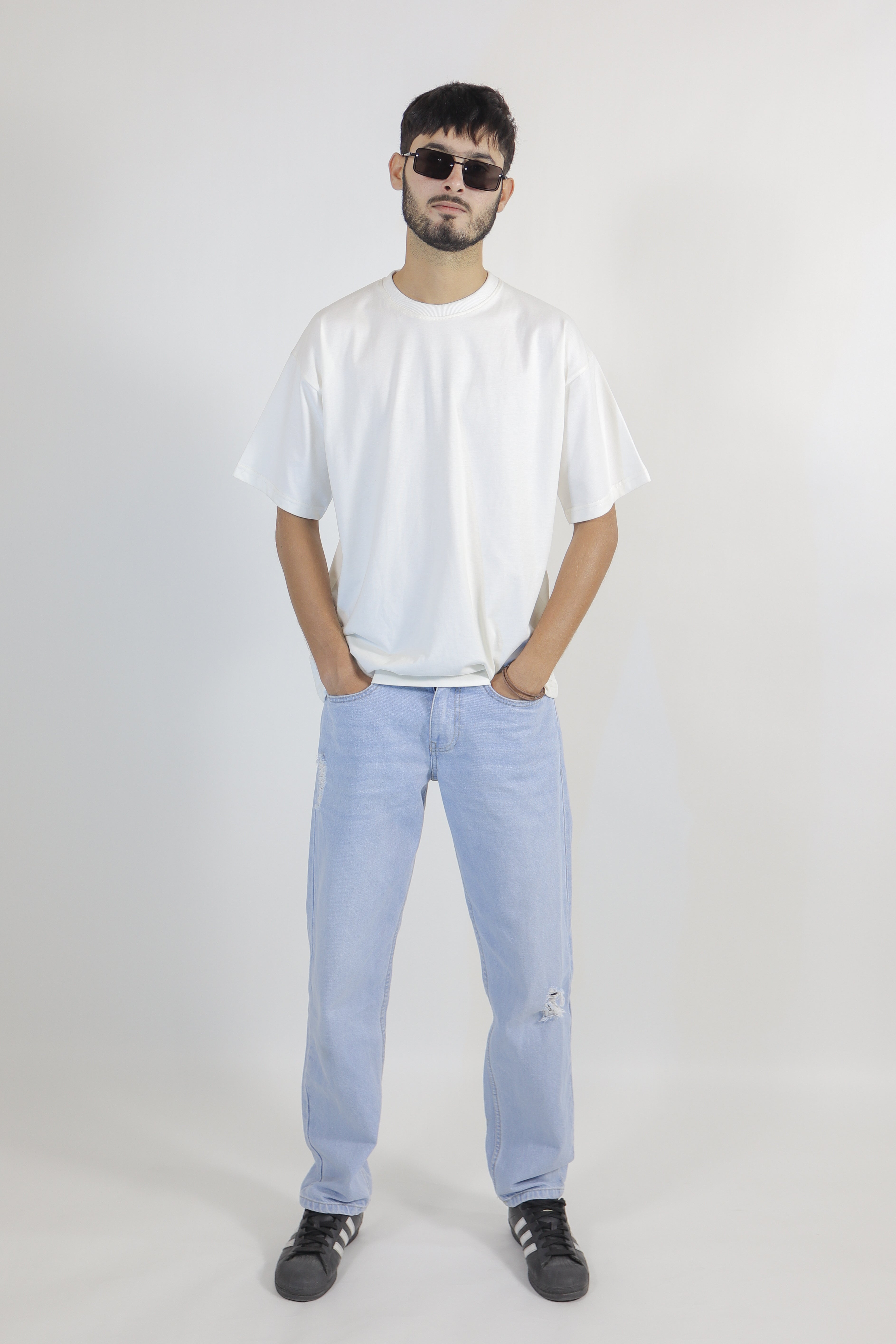 White premium (BLANK) Oversize fit