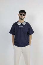 Navy Desire Overisze Tee