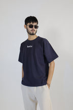 Navy Desire Overisze Tee