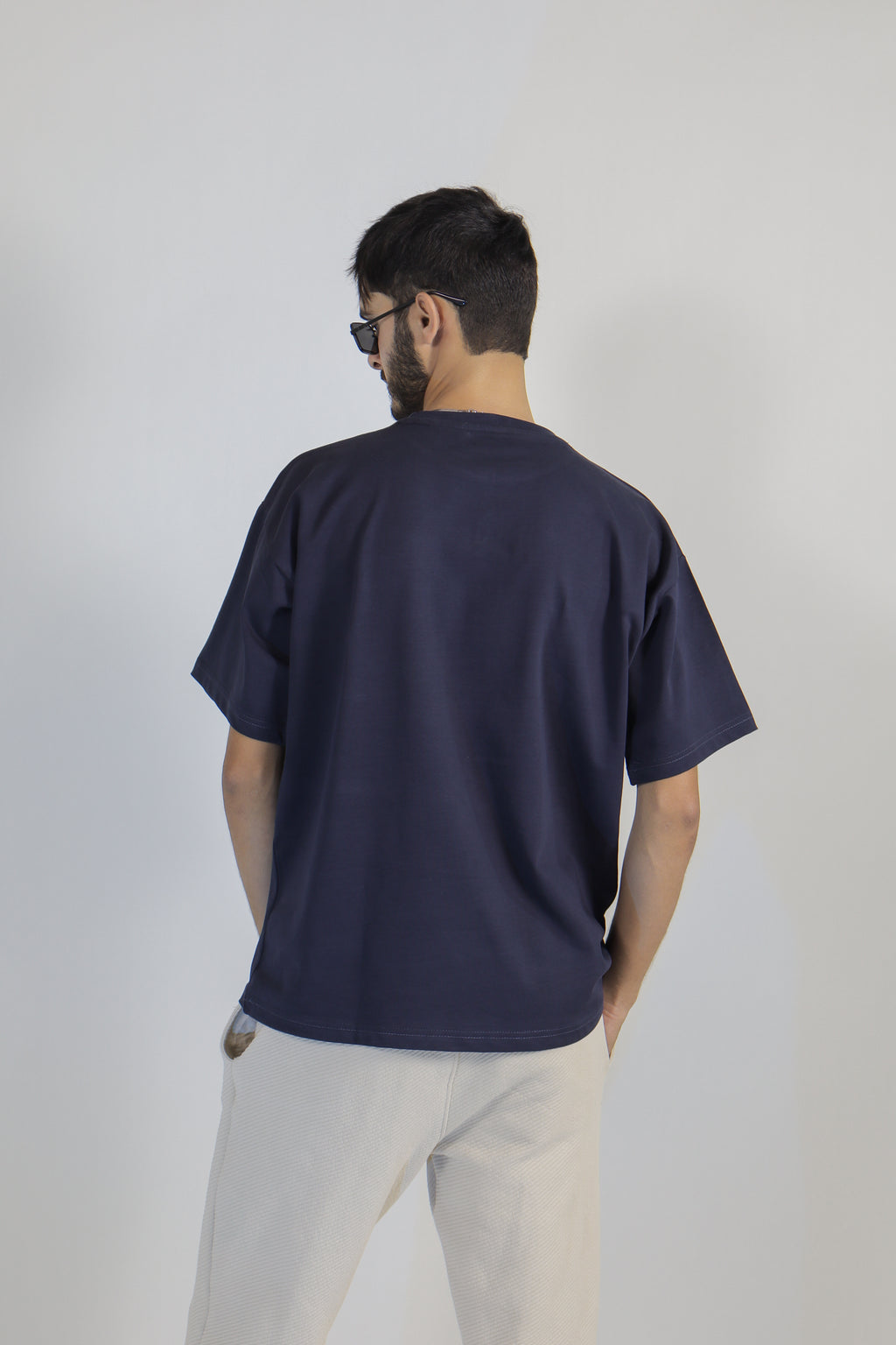 Navy Desire Overisze Tee