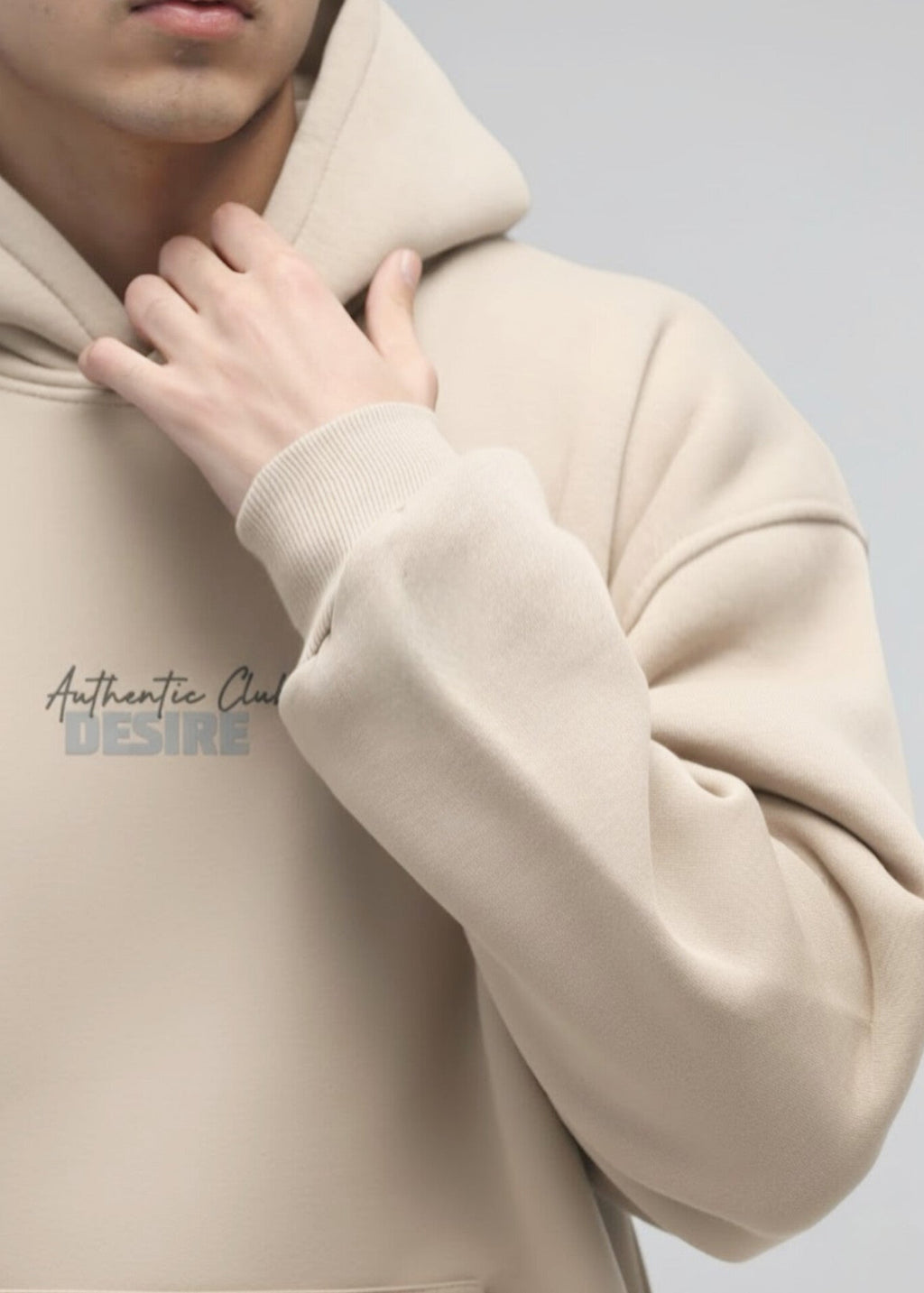 Beige DESIRE Hoodie
