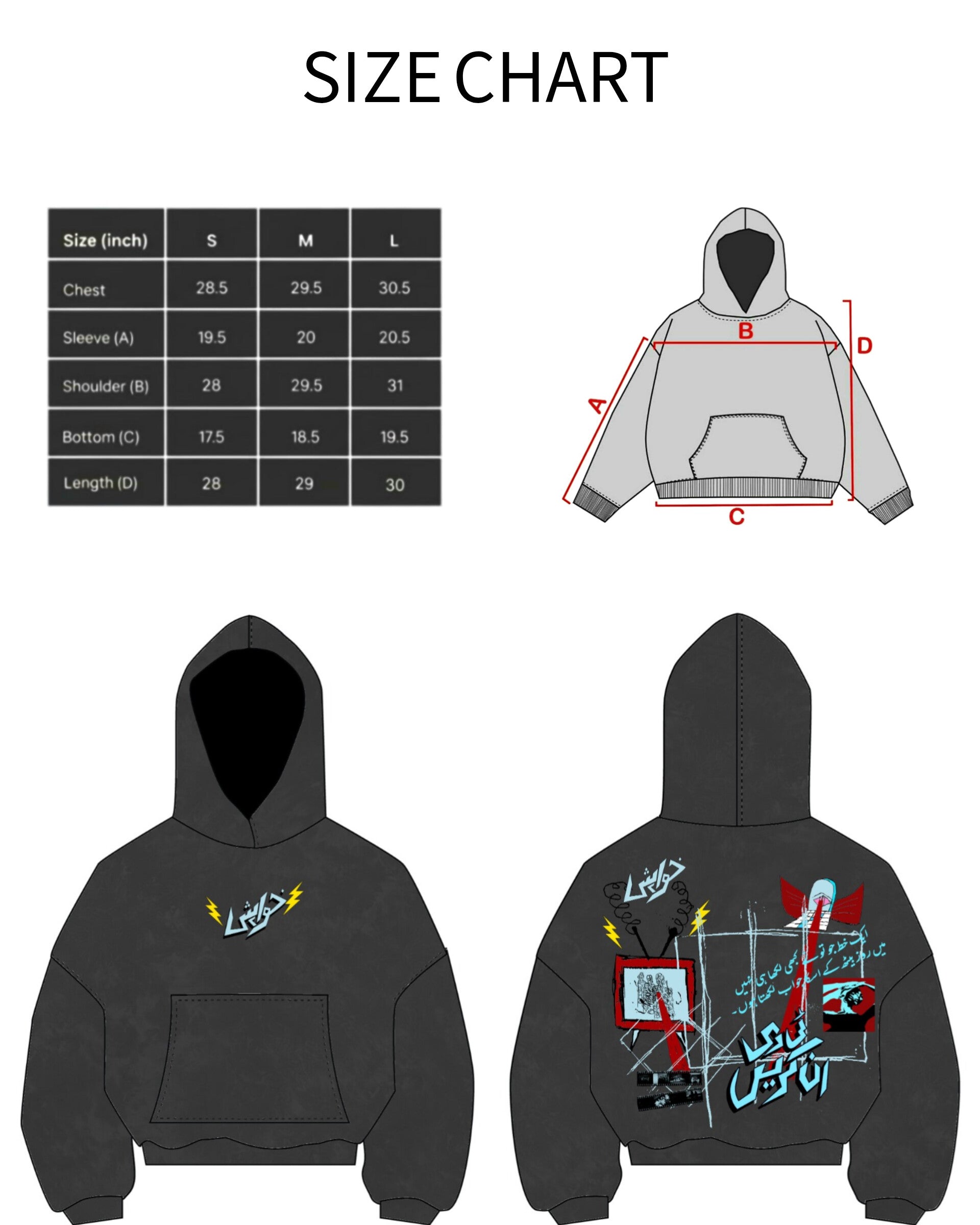 No Signal Smokey Gray Hoodie