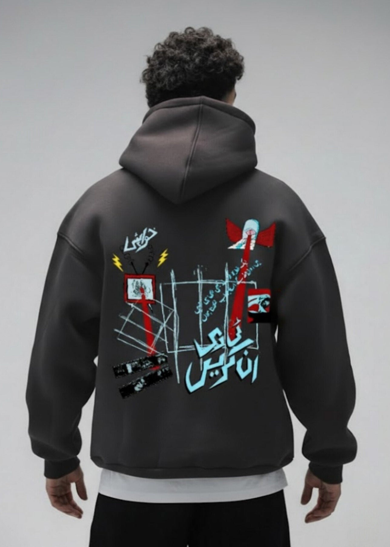 No Signal Smokey Gray Hoodie