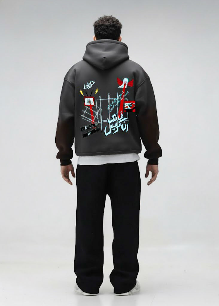 No Signal Smokey Gray Hoodie