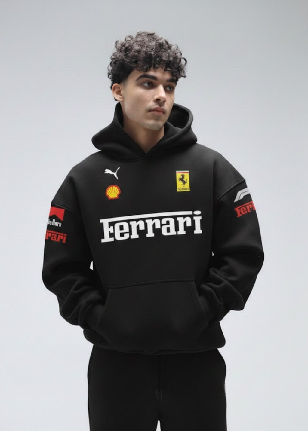 Ferrari  Black Hoodie