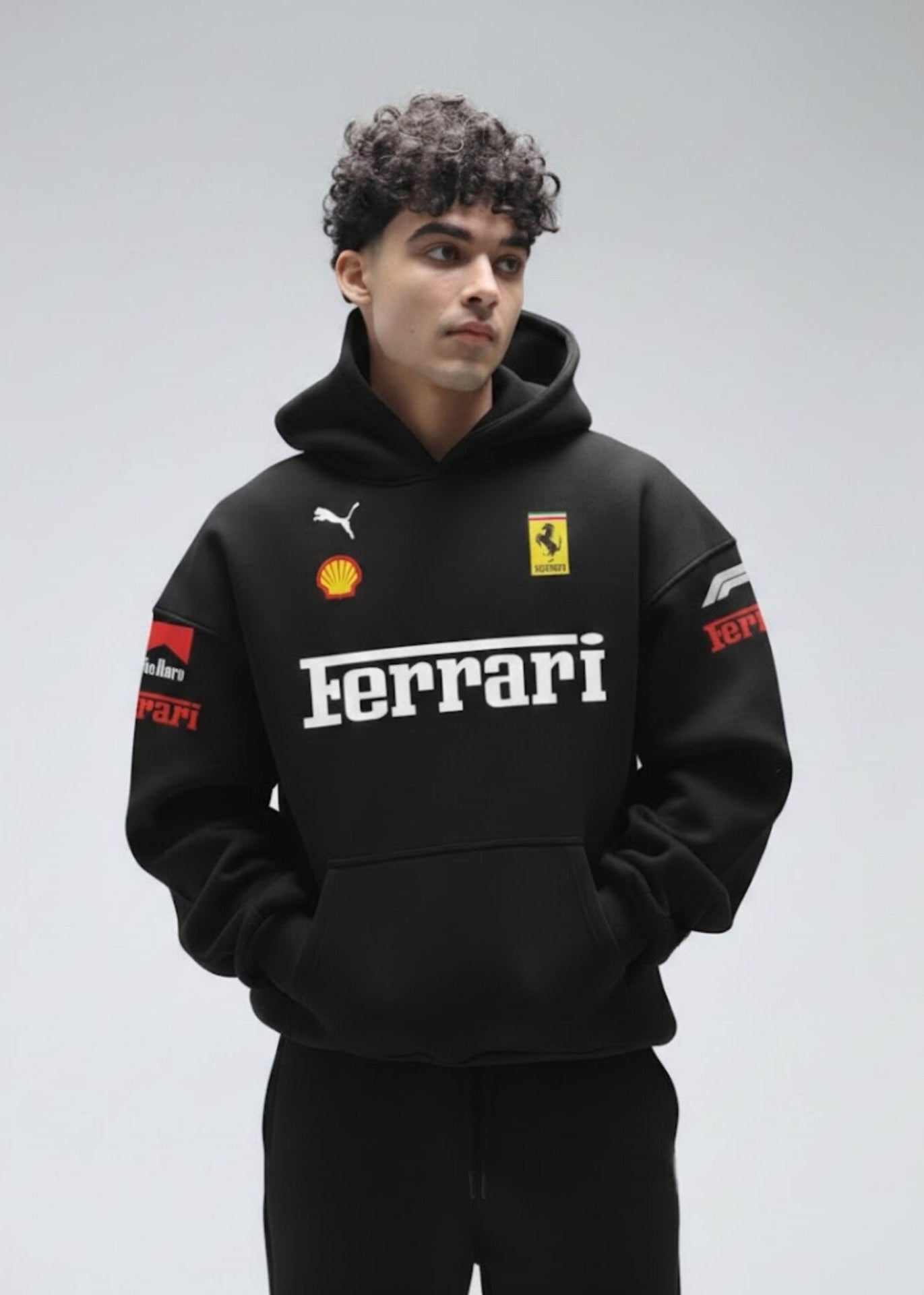 Ferrari  Black Hoodie