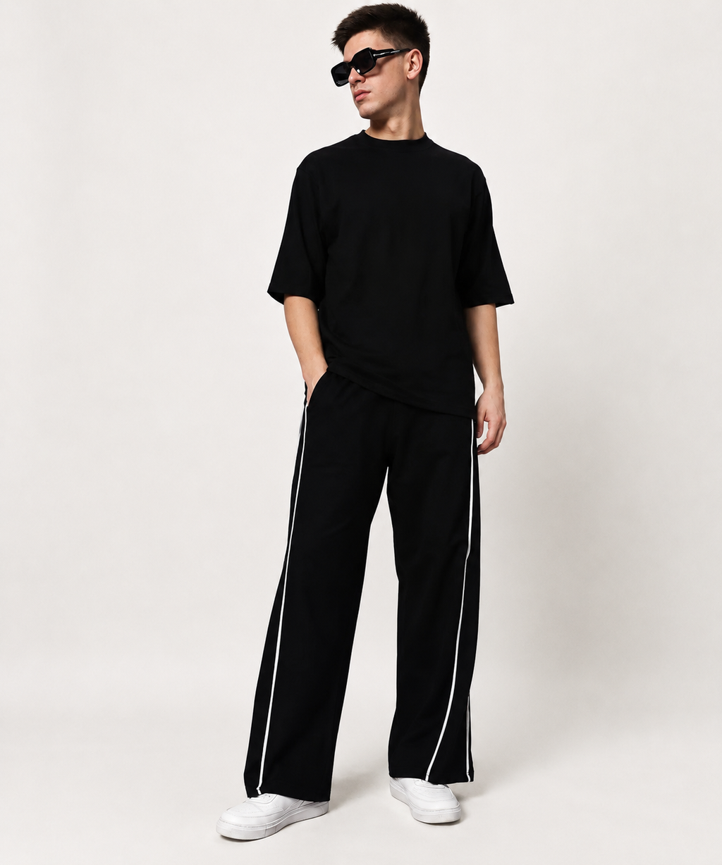 Essential Black Wide Leg Trouser