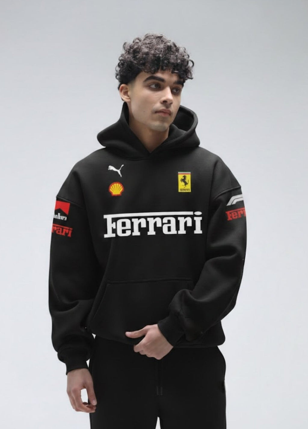 Ferrari  Black Hoodie