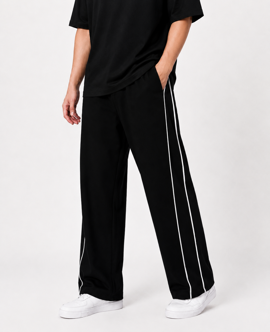 Essential Black Wide Leg Trouser