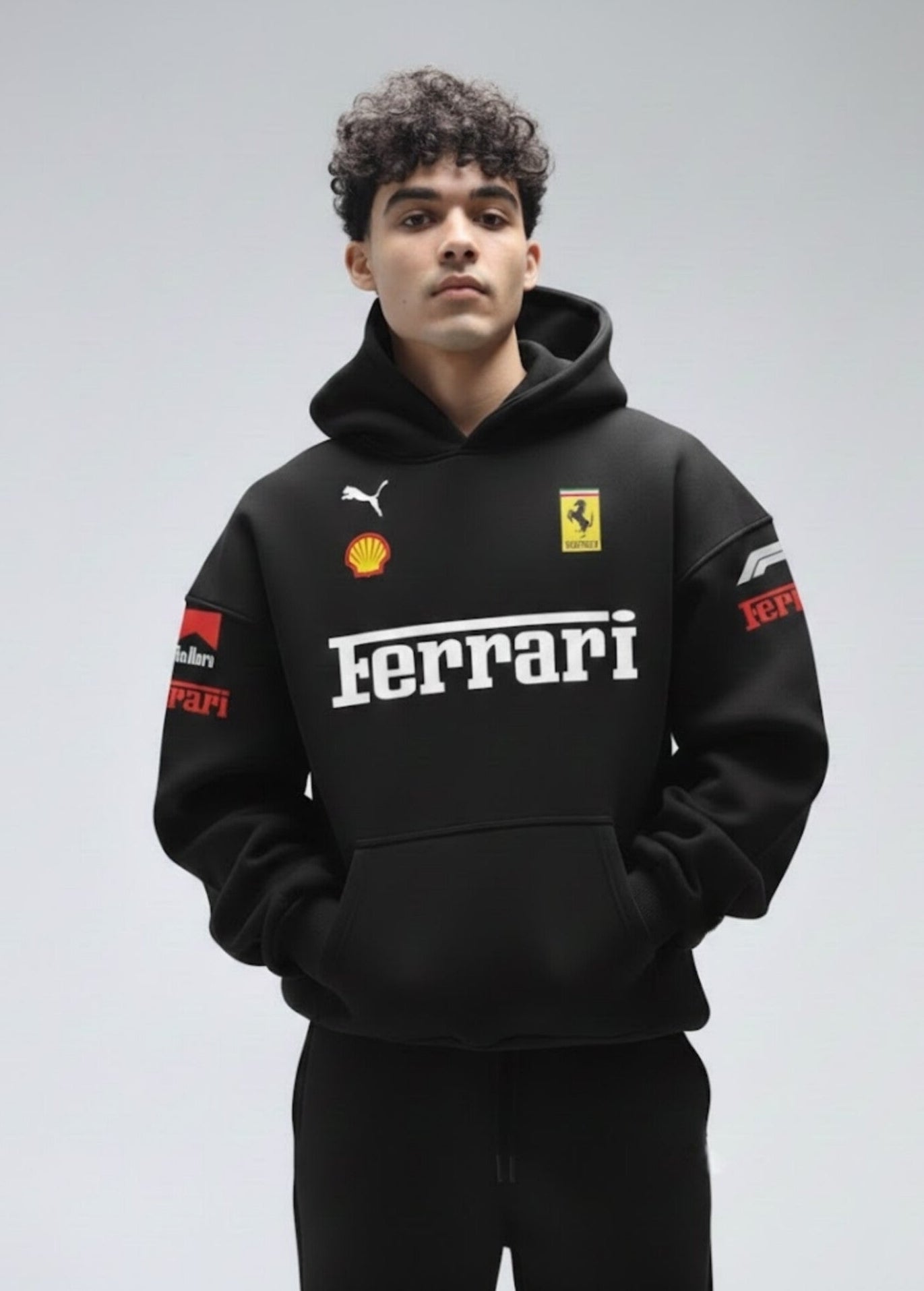 Ferrari  Black Hoodie