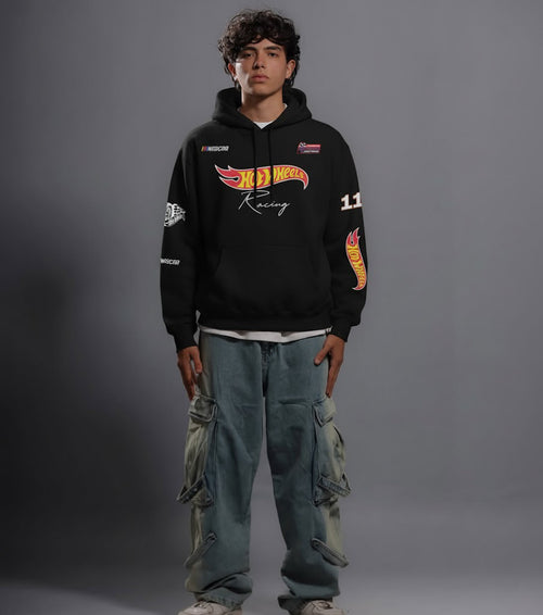 Black Hot Wheels Hoodie