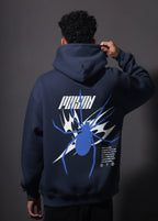 Navy Poison Hoodie